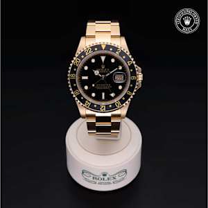 Rolex Certified Pre-Owned GMT-Master II 40 mm in Yellow Gold